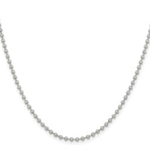 Chisel Stainless Steel Polished 2.4mm 24 inch Ball Chain